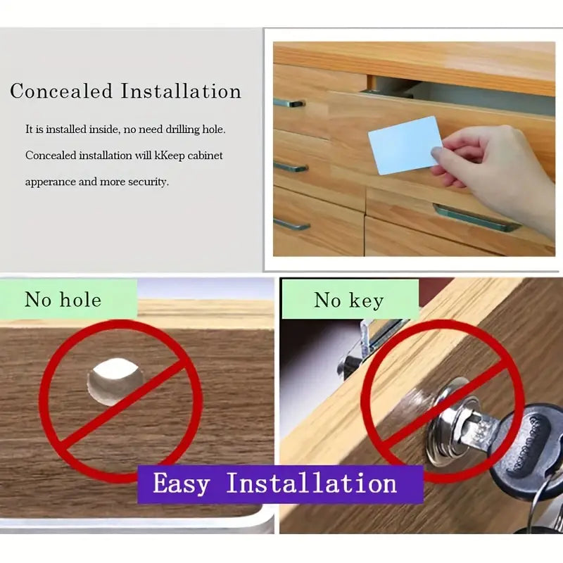 KEYLESS CABINET LOCK