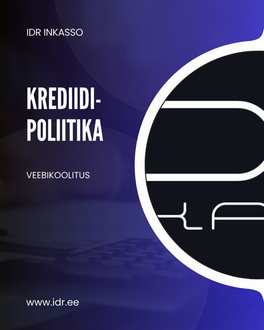 KREDIIDIPOLIITIKA veebikoolitus