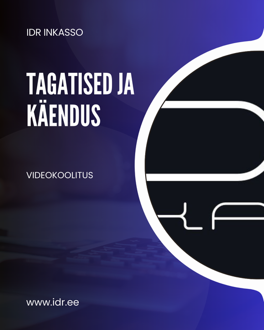 TAGATISED JA KÄENDUSED videokoolitus