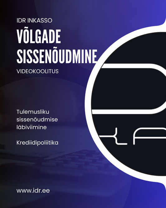 VÕLGADE SISSENÕUDMISE veebikoolitus