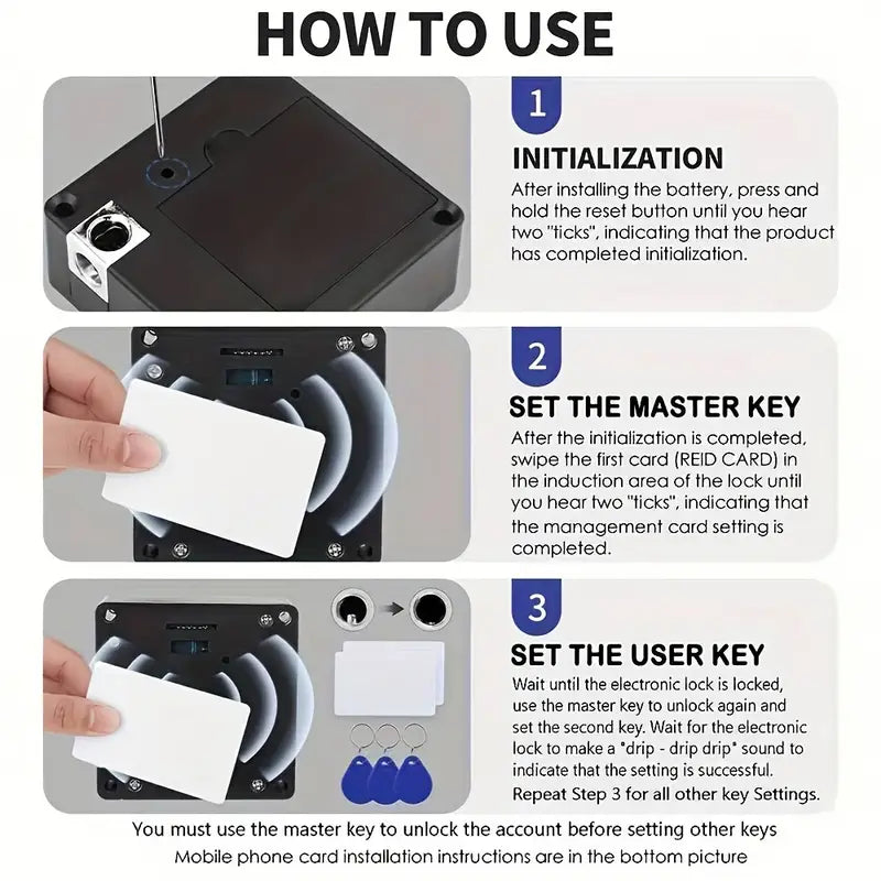 KEYLESS CABINET LOCK
