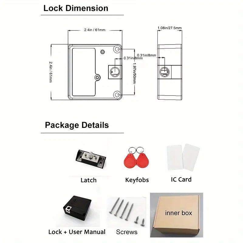 KEYLESS CABINET LOCK
